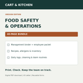 Cart & Kitchen Food Safety Bundle printable Oregon edition